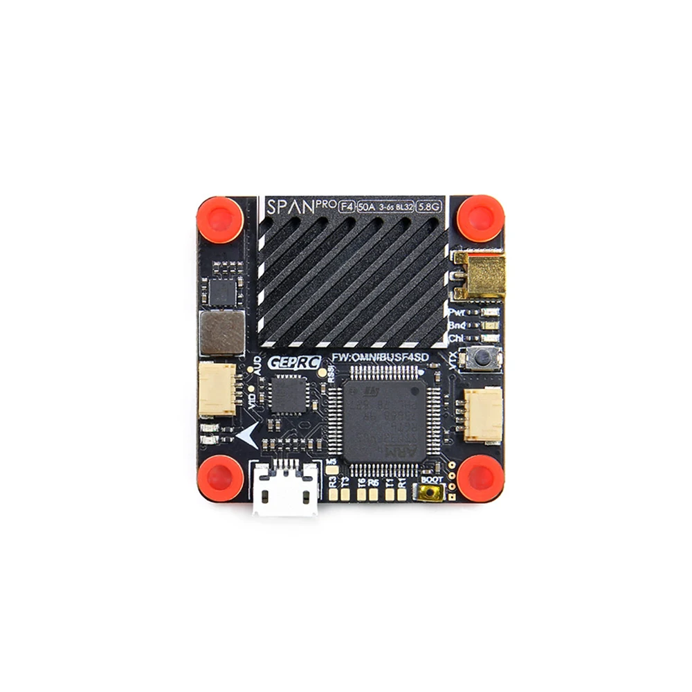 GEPRC SPAN F405 Контроллер полета 48CH VTX AIO плата FC 30,5*30,5 мм OMNIBUSF4SD пожарная для FPV гоночного дрона