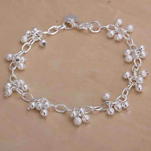 H087 925 Изящные серебряные браслеты для женщин очаровательные модные ювелирные