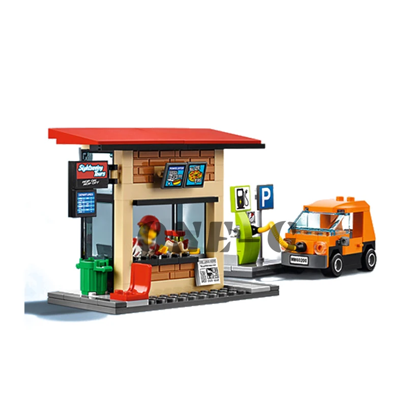 Строительные блоки Столичный город 02114 1356 шт. Совместимость с lego City 60200 кирпичи