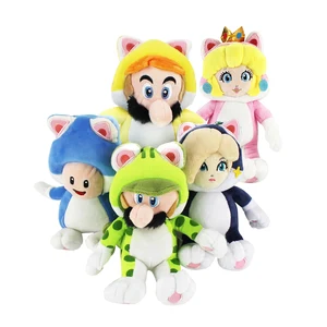 5 Стиль плюшевая игрушечная кошка супер Марио и Луиджи Принцесса и Варио плюшевые игрушки