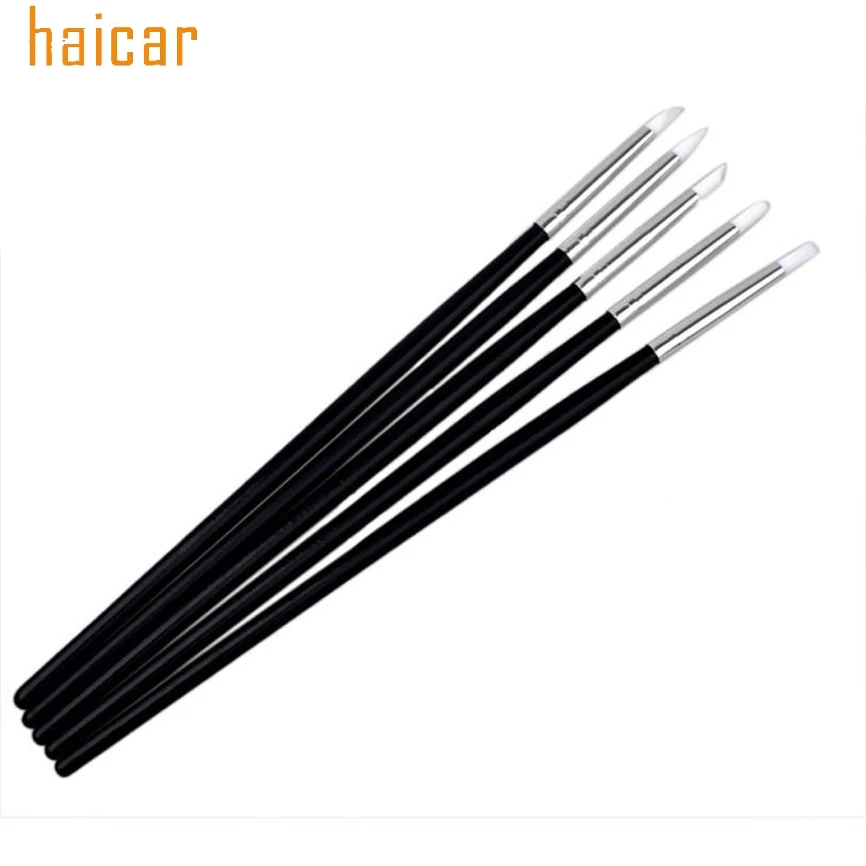 5 шт. Силиконовые кисти для дизайна ногтей 161130|nail polish tools|nail art brushnail design brush |