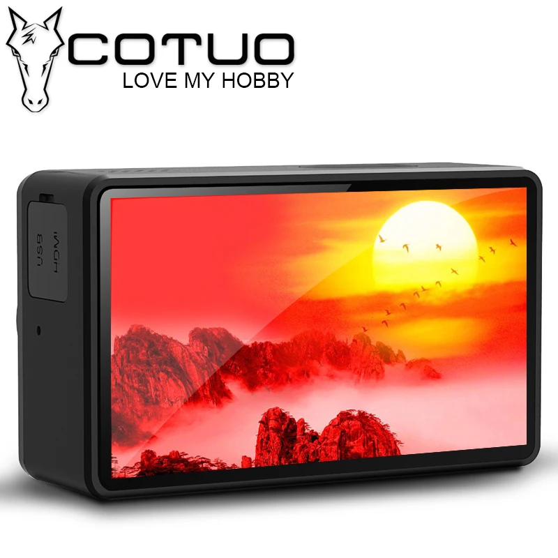 Экшн-камера COTUO CS98 2 45 дюйма сенсорный экран дистанционное управление 4K 24fps Ultra HD 30