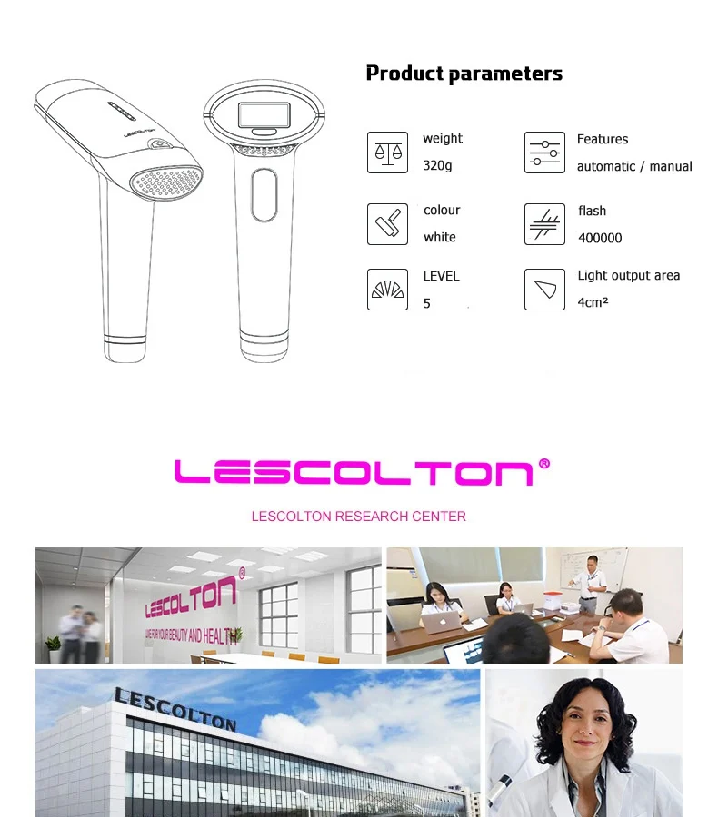 700000 раз Lescolton IPL 3в1 Лазерная Машинка для удаления волос, триммер для постоянного бикини, Электрический Лазер, эпилятор
