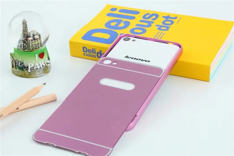 Для Lenovo S60 Case Ультра тонкие Металлические Алюминиевая Рама Пластиковые задняя