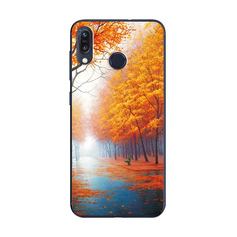 W77 Милый модный чехол для телефона Asus Zenfone ZB555KL, задняя крышка с изображением животных, сердечек для ZenfoneMax M1 ZB 555 KL, чехол-бампер - Цвет: W77