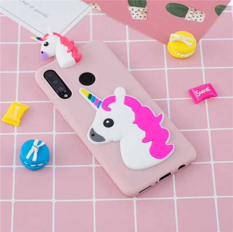3D Милый Панда Единорог кактус Силиконовый ТПУ чехол для телефона на Coque huawei P Smart Honor 10i Honor 10 Lite чехол для женщин и детей