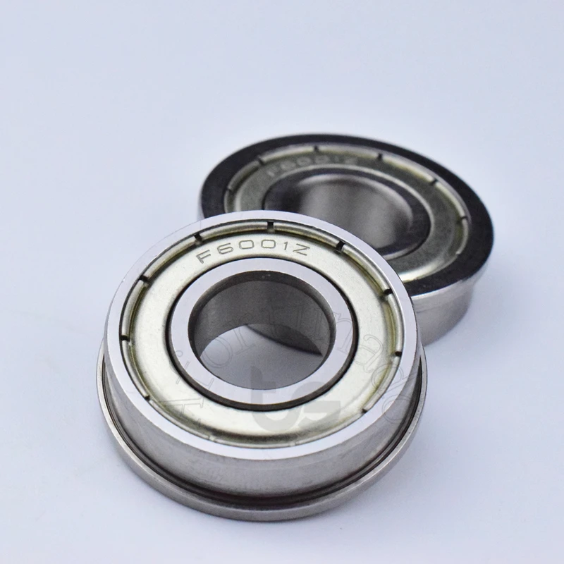 Фланцевый подшипник 10 шт. F6001ZZ 12*28(30)* 8 (мм) бесплатная доставка хромированная