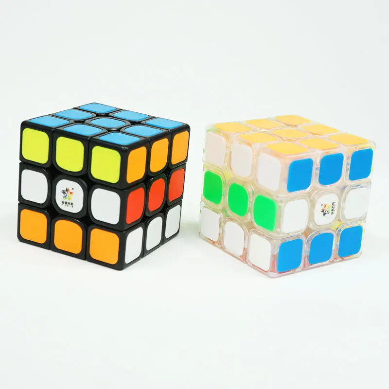 Yuxin Black Kylin V2 3x3x3 магический куб Yuxin Zhisheng black kylin 3x3 v2 черный/прозрачный антиприлипательный слот скоростной магический куб