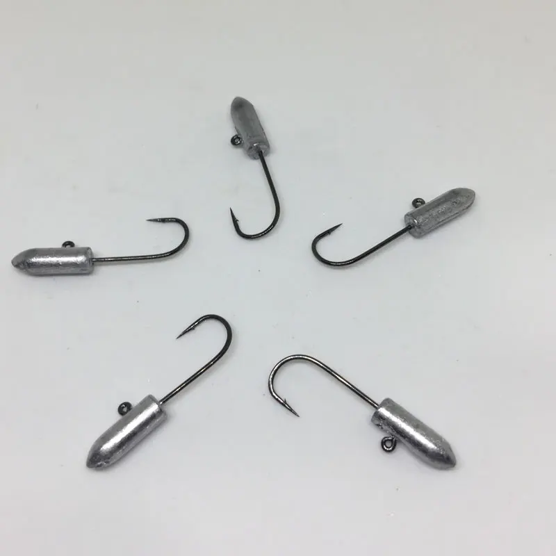 5 шт./упак. малая трубка свинцовая Мормышка крюк 0 8g/1 8g легкий Lead Jig Соблазнительные