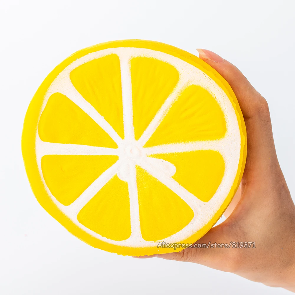 11 см Jumbo лимонов мягкий медленно поднимающийся булочка мягкая игрушка подарок
