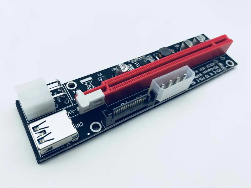 PCI E 1x до 16x переходная карта USB 3 0 кабель в 1 SATA 4 контакта 6 контактов 30 см 60 источник