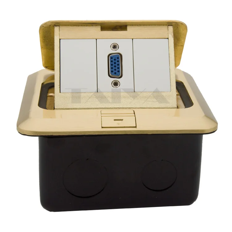 

Напольная розетка с одним портом VGA (наземная розетка)