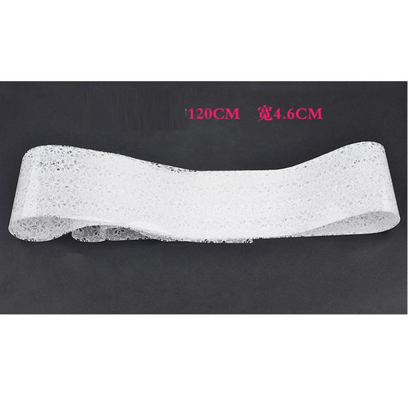 2016 белые кружева звезда Стикеры ногтей печати блестящей гладкой разноцветными