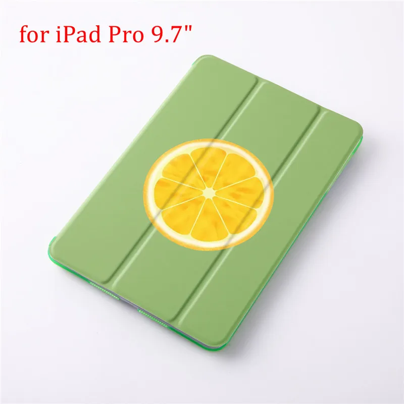 for pro 9.7 inch Флип-чехол для планшета с принтом, для iPad Pro 9," 10,5" 1" 12,9" из искусственной кожи, складной чехол-книжка для планшета - Цвет: for pro 9.7 inch