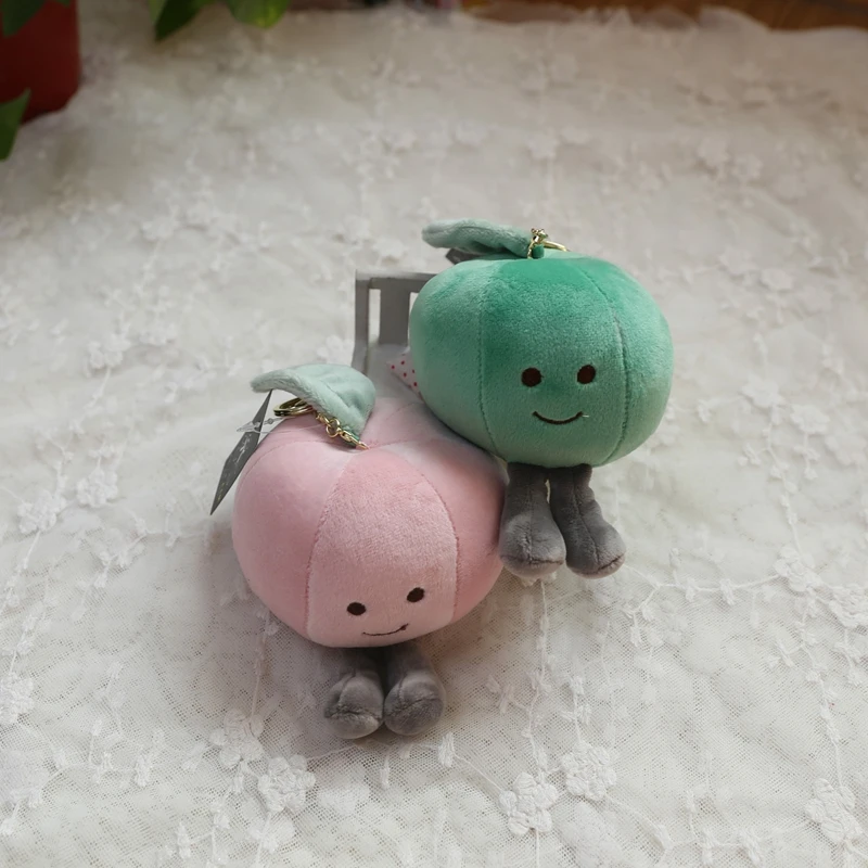 Оптовая продажа 10 шт. мультяшный Забавный фрукт арбуз Персик Яблоко плюшевый