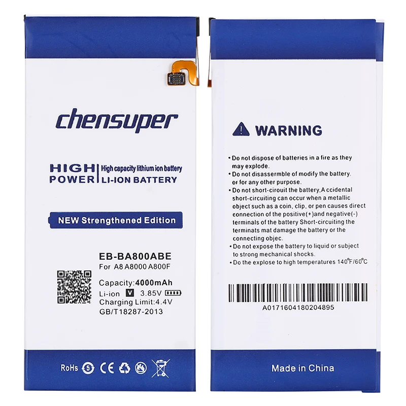 Новый аккумулятор chensuper EB-BA800ABE 4000 мАч для Samsung GALAXY A8 A8000 A800F A800S A800YZ + Инструменты |