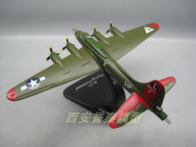ATLAS 1/144 масштаб USAF B-17 летающая крепость бомбардировщик литой металлический военный самолет модель игрушки для коллекции, подарок, дети