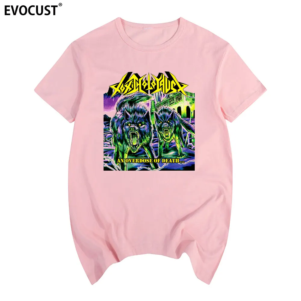 Хлопковая мужская футболка с надписью овердоз смерти |