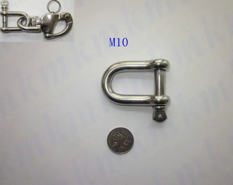 Высокопрочная Нержавеющая сталь 304 D и Dee Тип M10 винтовой штифт анкерная скоба|screw