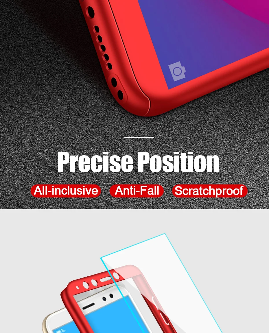360 Полный Защитный чехол для Huawei Y7 Y6 pro P20 P30 Lite рro P8 P9 P10 Lite Honor 7A 7C 8 9 lite 10 чехол для телефона с Стекло