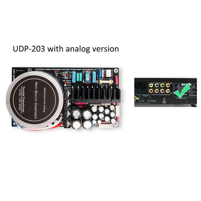 Обновление встроенной линейной платы питания для OPPO UDP203/205 модифицированное Обновление качества изображения и звука T0606