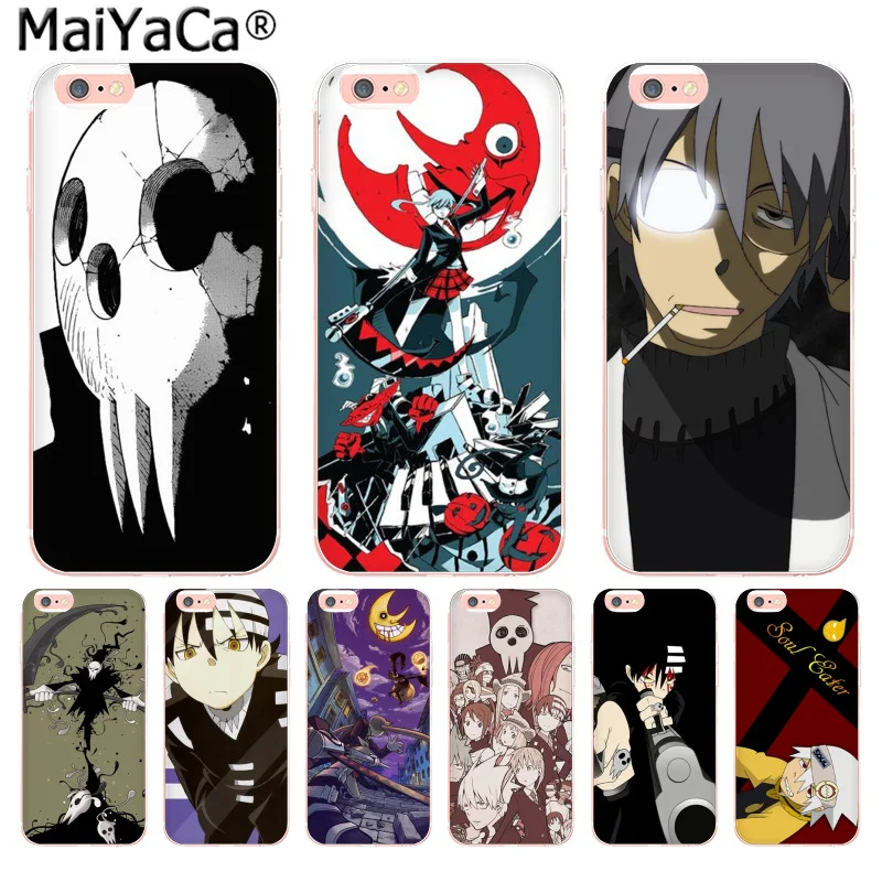 Модный чехол для мобильного телефона MaiYaCa Soul Eater с головой аниме iphone SE 2020 11 pro 8 7 66S
