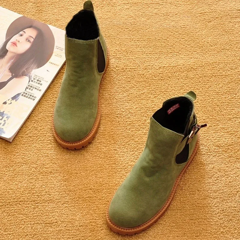 Женские ботинки Челси зимние большого размера 41 T023 2019|botas fashion|chelsea bootsboots ladies |