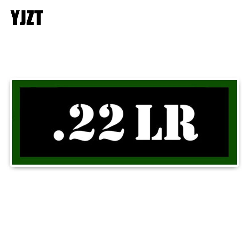 YJZT 15 9 см * 6 высокое качество. 22 LR патроны ПВХ наклейка для автомобиля