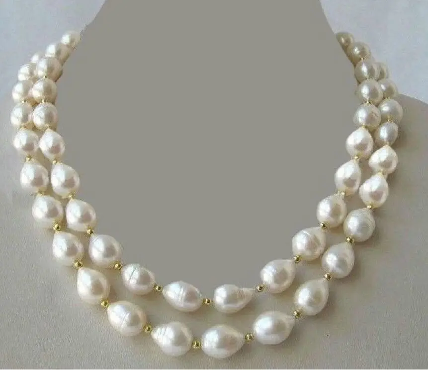 

Women Gift word Love >>>>> NEW ARRIVE HUGE 11-13MM SOUTH SEA WHITE PEARL NECKLACE 32 INCH mujer for 925 -jewelry