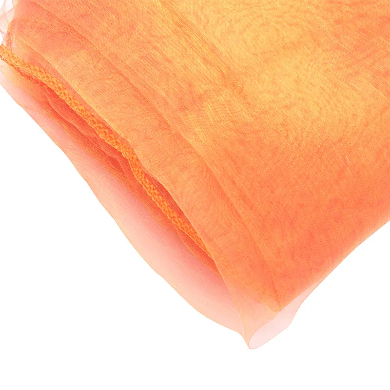 coral orange Высококачественная скатерть из органзы, вечерние скатерти из органзы для свадеб, на День святого Валентина, для отеля, ресторана, на стол - Цвет: coral orange