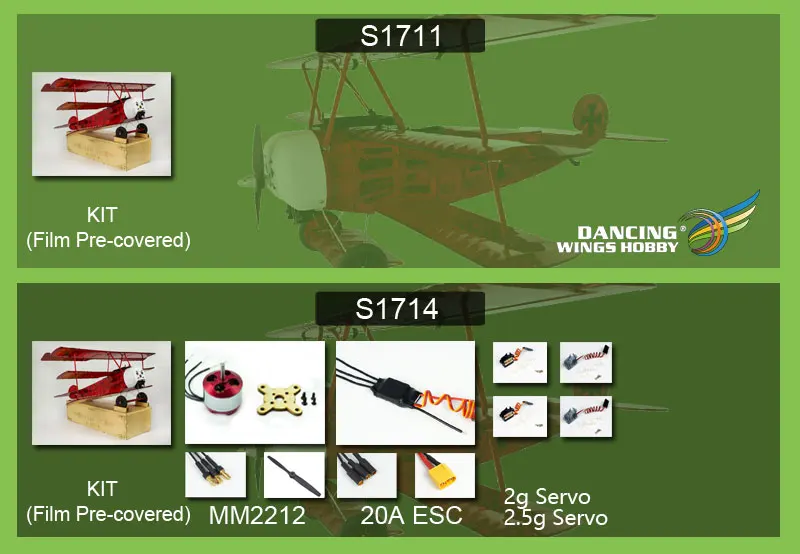 Готовая версия RC Fokker DR1 модель самолета 0,8 м Baslawood тренировочный самолет лазерная резка с мотором 1100KV ESC 20A 4 сервоприводы