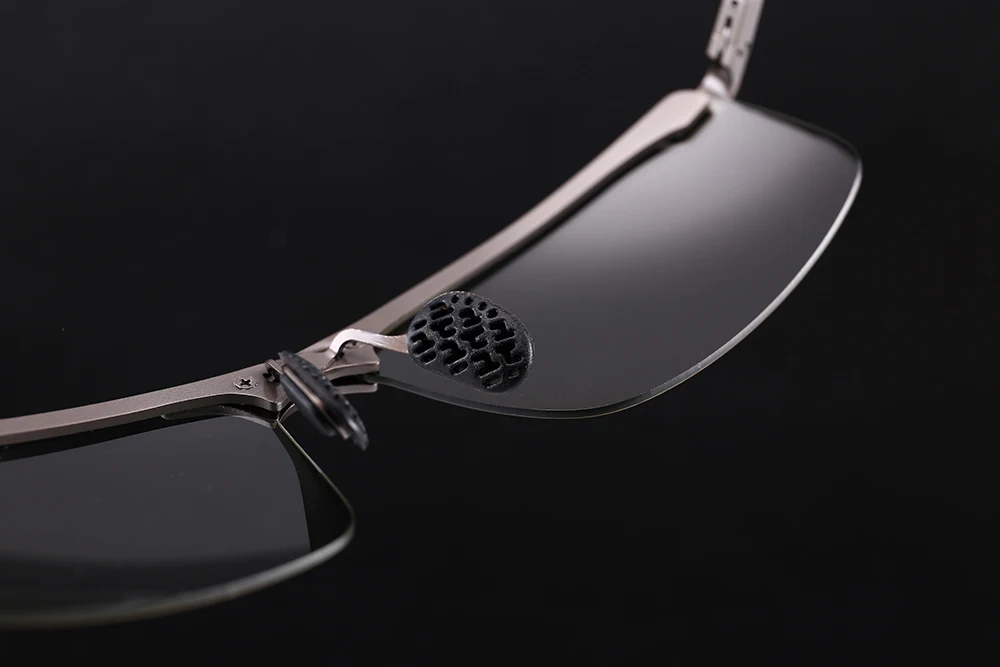 Брендовые фотохромные солнцезащитные очки мужские Поляризованные Хамелеон Обесцвечивающие солнцезащитные очки для мужчин модные солнцезащитные очки без оправы квадратные
