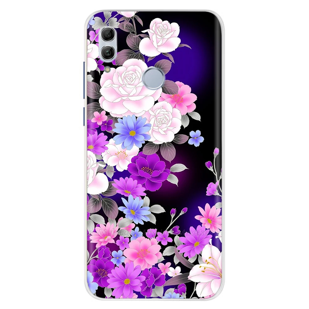 4 Huawei honor 10 Lite чехол, силиконовый чехол, 6,21 дюйма, мягкий ТПУ чехол для honor 10, coque etui hoesje funda on для honor 10, чехол для телефона s - Цвет: 4