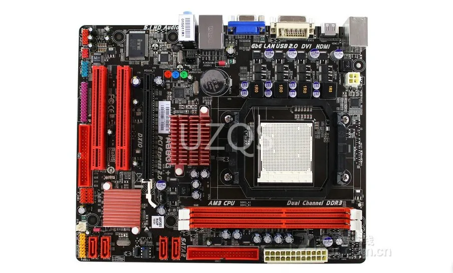 Оригинальная материнская плата для Biostar A880G + 6.x разъем AM3 DDR3 8 ГБ USB 2 0 880G десктопная