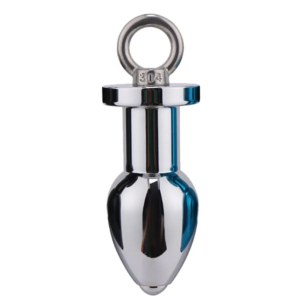 2018 Hot SM Anal Douche Enema Adult Sex Toys Stainless Steel Cleaning Toy plug L1120 |