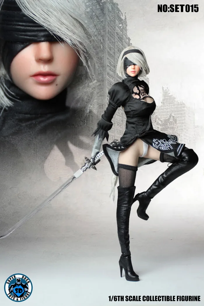 SUPERDUCK 1/6 НИР автоматов YoRHa № 2 Тип B SET015 для phicen S10D S04B | Игрушки и хобби