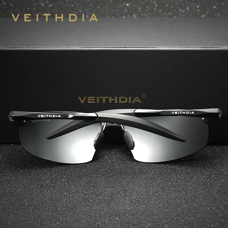 Бренд VEITHDIA алюминий магний HD поляризованные солнцезащитные очки мужские