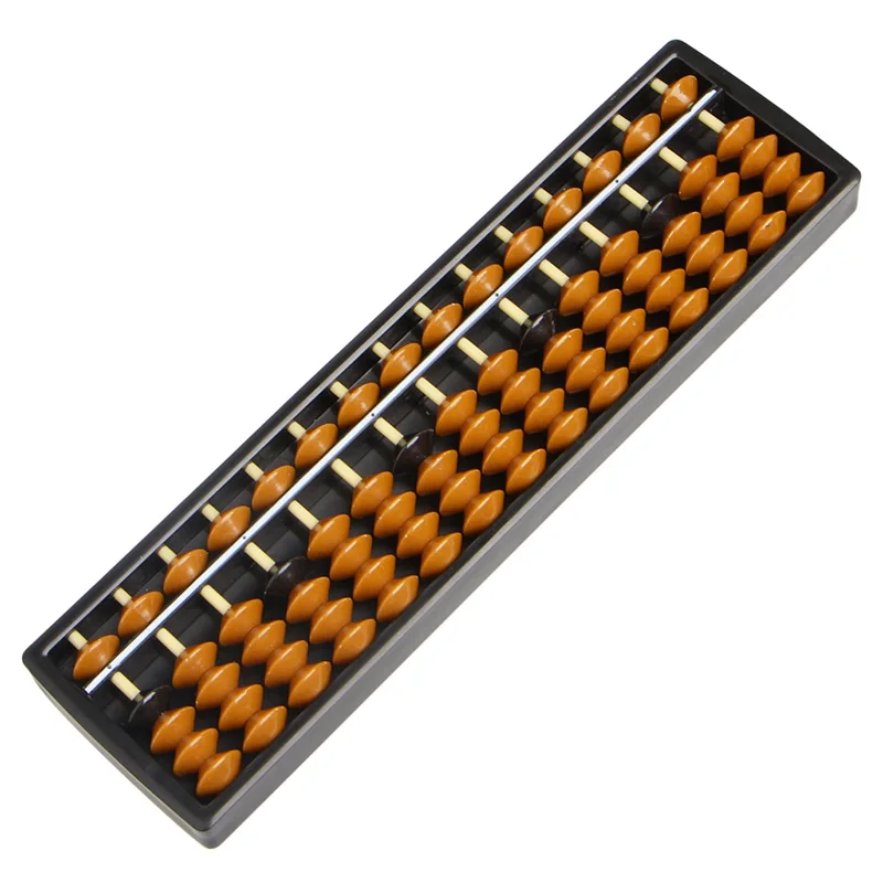 Пластмассовый Abacus 15 цифр арифметический инструмент детские математические