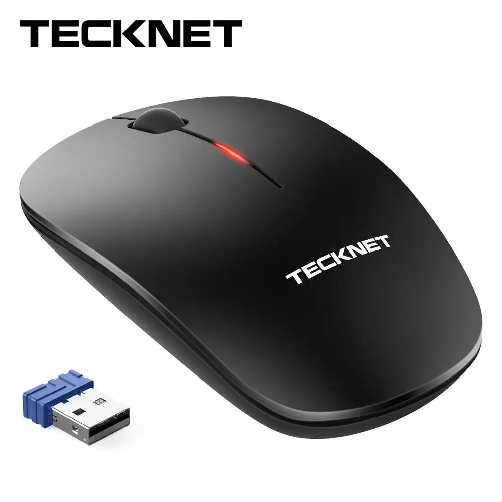 TeckNet беспроводная мышь 2,4 ГГц Беспроводные мыши 1200 dpi для ноутбука ПК компьютера Windows Mac Linux Vista MacBook USB Nano приемник