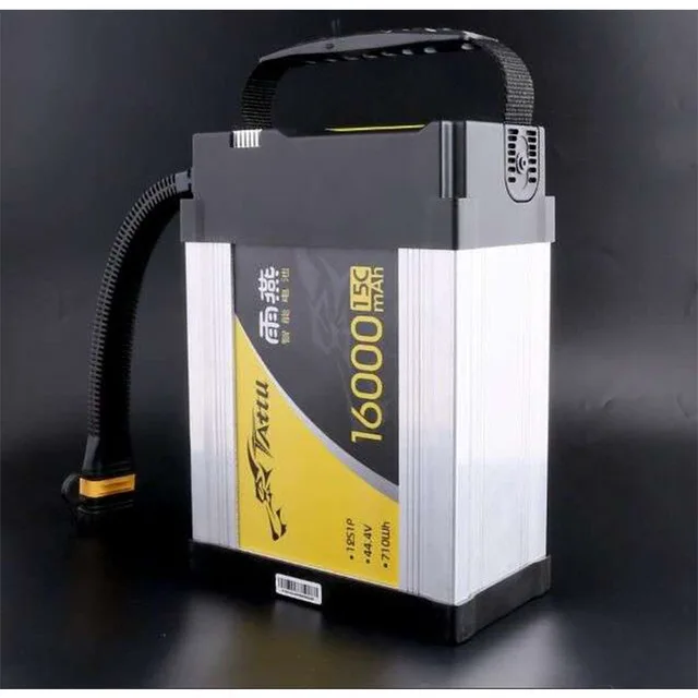 TATTU ACE 44,4 V 16000mAh 15C 12S литиевая полимерная аккумуляторная батарея lipo батарея для DIY RC Дрон БПЛА модель