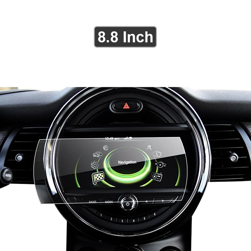 GPS panel 8.8 inch Для MINI Cooper F54 F55 F56 F57 F60 Автомобильная навигационная пленка для экрана, защитная приборная панель, Автомобильный gps ЖК-дисплей, покрытие для автомобиля-Стайлинг - Название цвета: GPS panel 8.8 inch