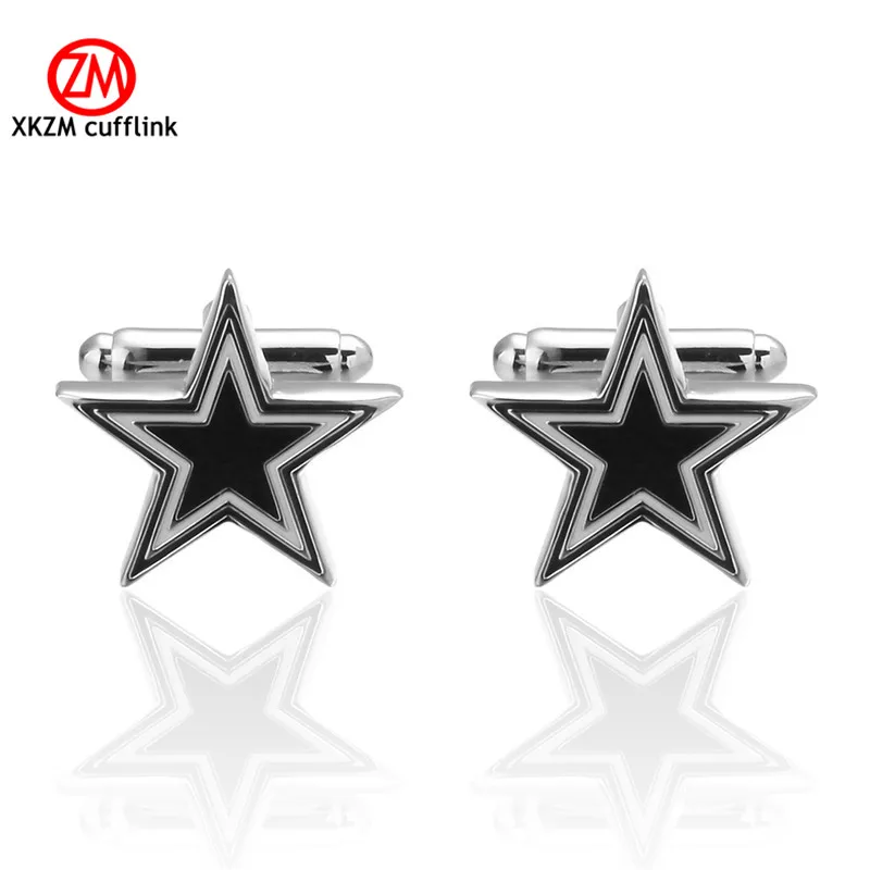 XKZM ювелирные изделия Пять звезд моделирование запонки для мужчин Высокое