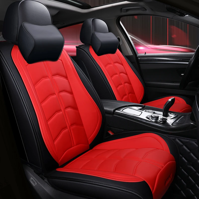 

Luxury Leather car Seat Cover Four seasons car leather seat cover 5 seat For Porsche Cayenne SUV Cayman car-styling