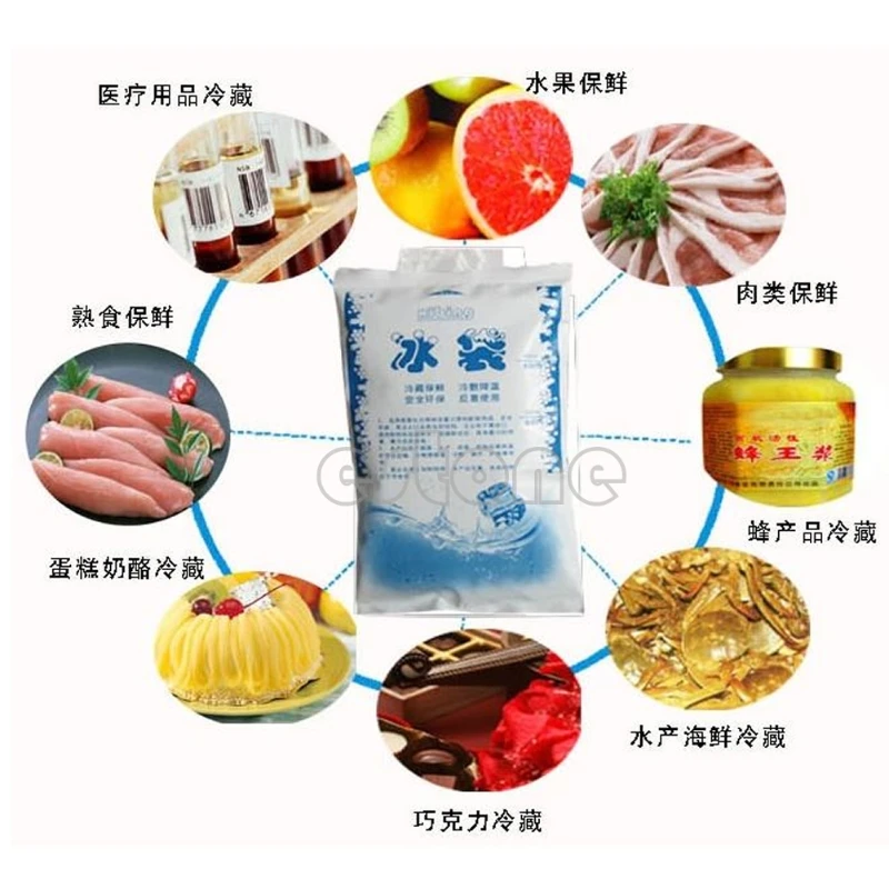 reusable cooler ice gel water pack bag ice bag cold compress novelty free global shipping