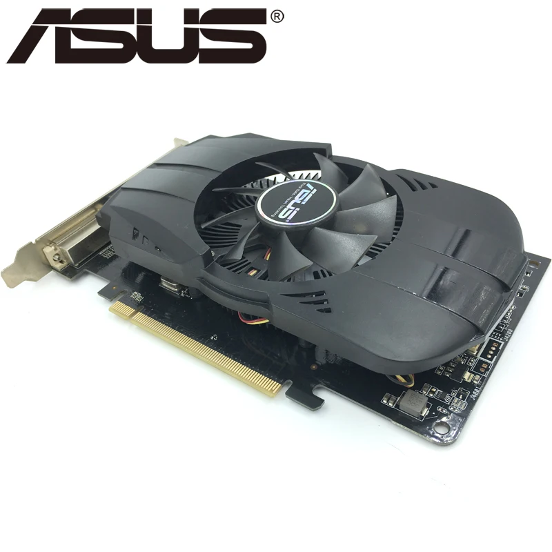 Видеокарта ASUS HD 7770 1 ГБ 750 бит GDDR5 графические карты для ATI Radeon HD7770 VGA б/у эквивалент
