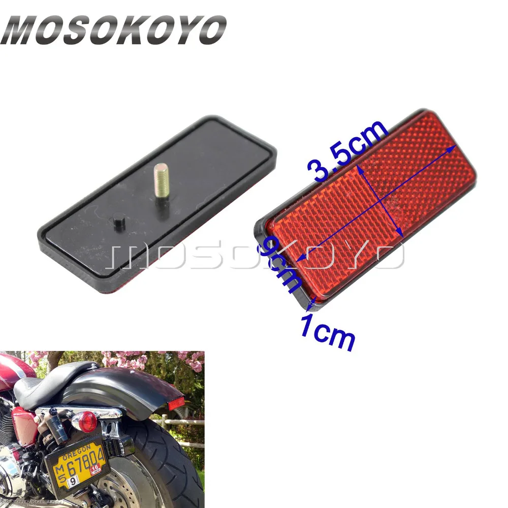 Мотоцикл прямоугольник 9*3 5 см 2 Предупреждение ющий отражатель болт на
