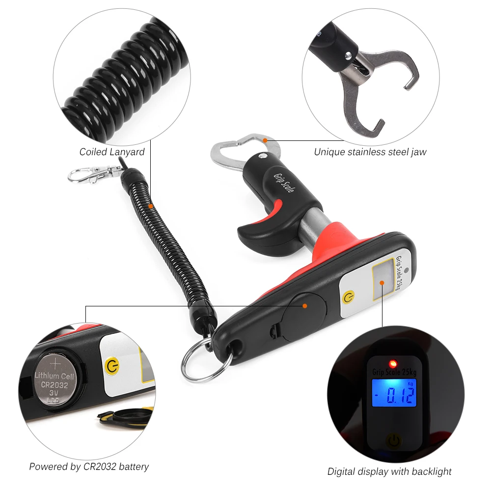 Мини рыболовный захват LEO цифровой прибор для рыбалки 55 фунтов|Рыболовные снасти|