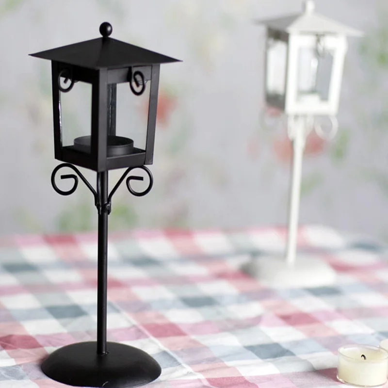 Подсвечники Бесплатная доставка 2018 Новый стиль уличный фонарь подсвечник