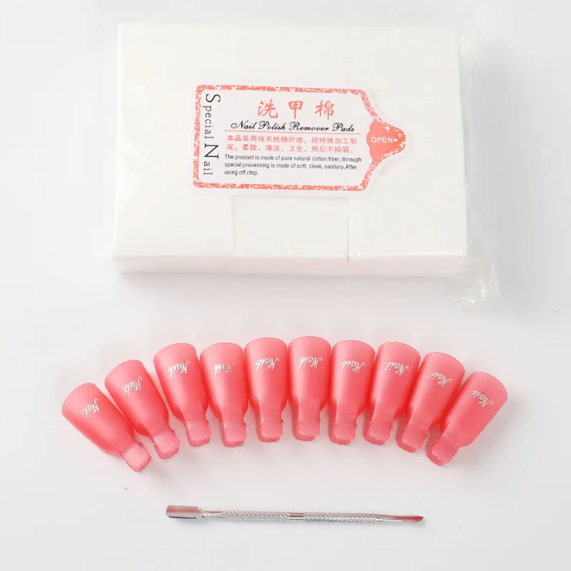 BNG безворсовой салфетки для ногтей Nail Polish Remover Pads Гель-лак для маникюр удаление обертывания хлопок ногтей инструменты безворсовой - Цвет: C