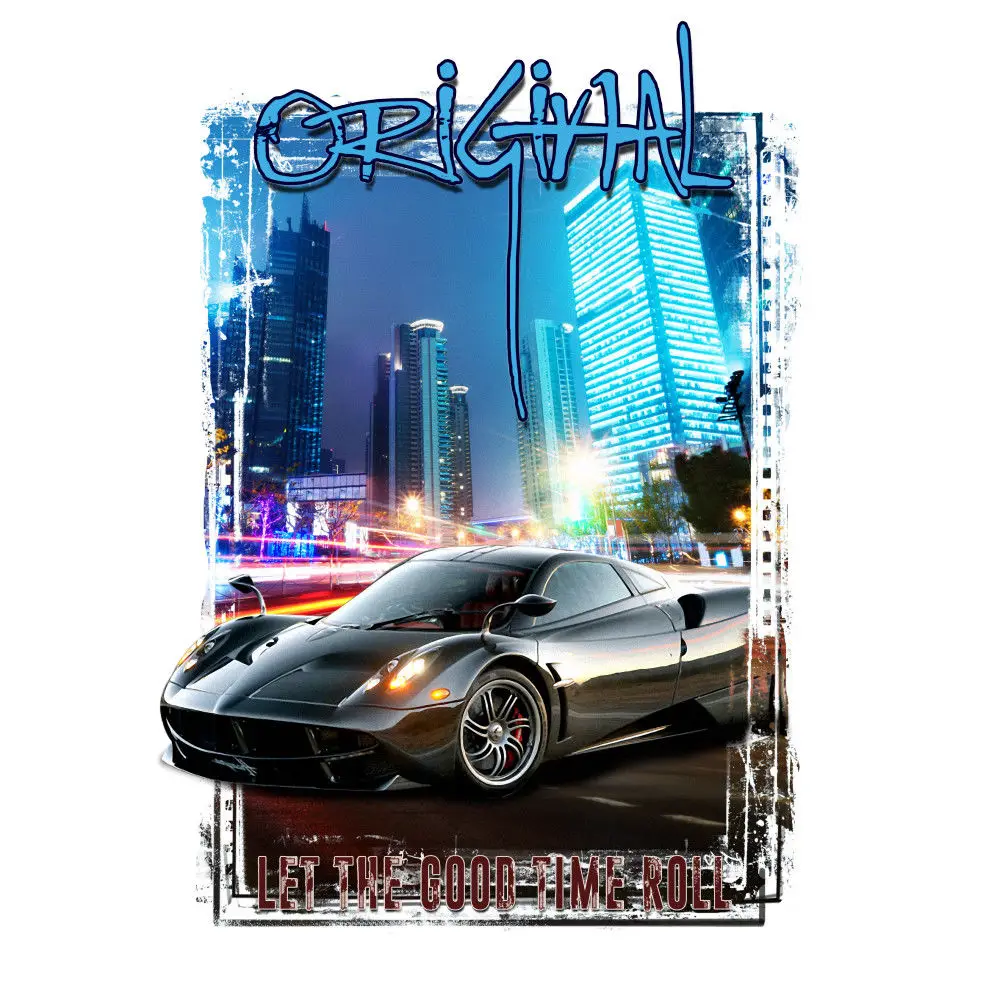 Футболка итальянский классический стиль Legend автомобильное Huayra Schwarz авто в